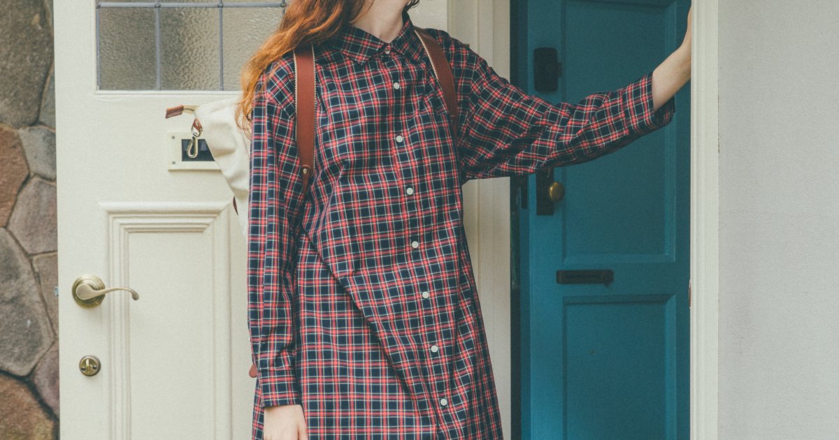 ジェンヌ フレンチレトロチェックワンピース レディース L JENNE