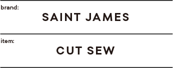 brand:SAINT JAMES item:BASK SHIRT