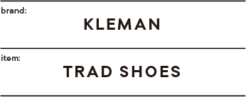 brand:CLEMAN item:LEATHER SHOES
