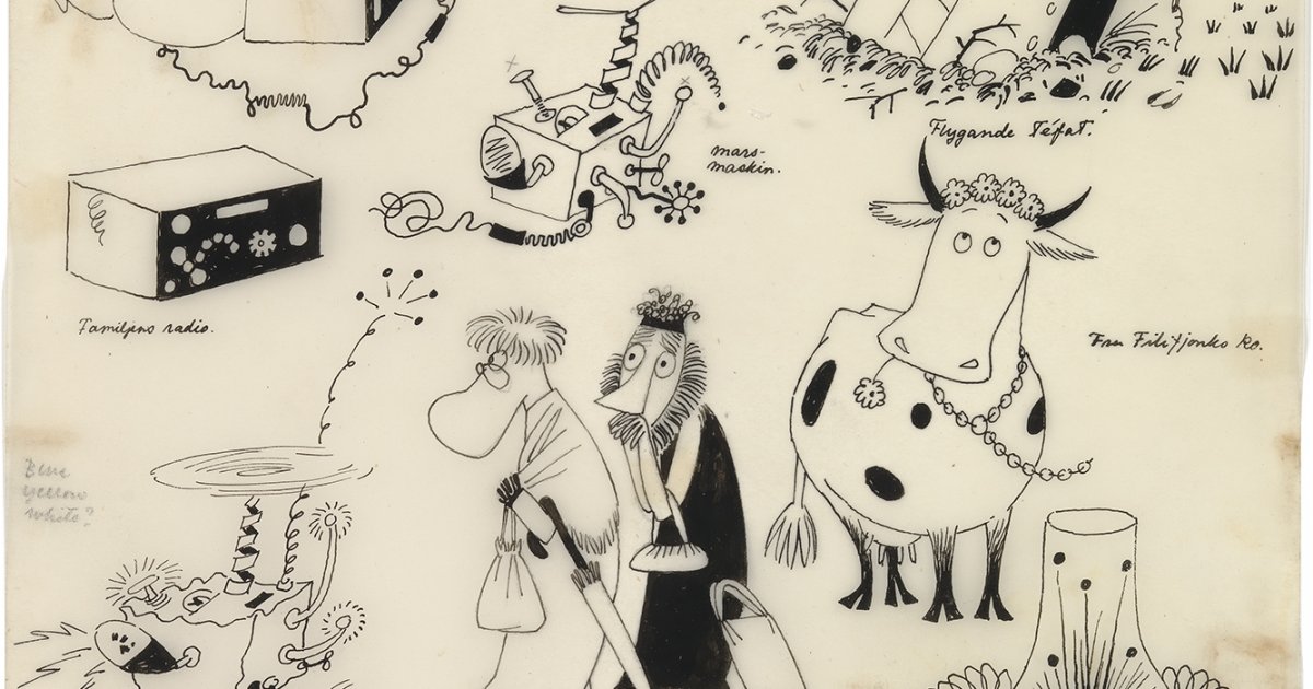 ムーミンのマンガ原画やスケッチがたっぷり見られる 東京 松屋銀座にて ムーミン コミックス展 が開催中 カルチャー カルチャー ライフ Fudge Jp