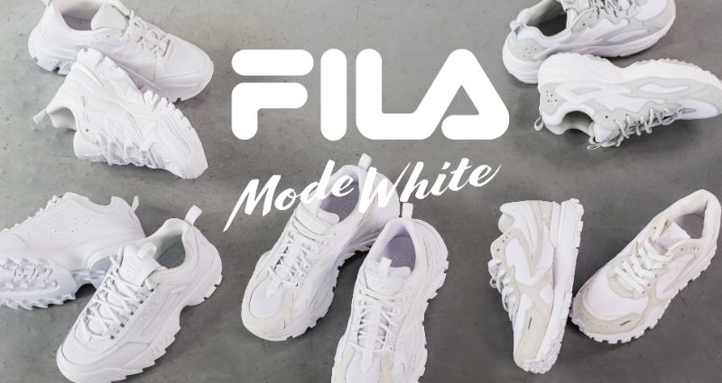 FILA》から最新コレクション「FILA MODE WHITE」が到着！春コーデを