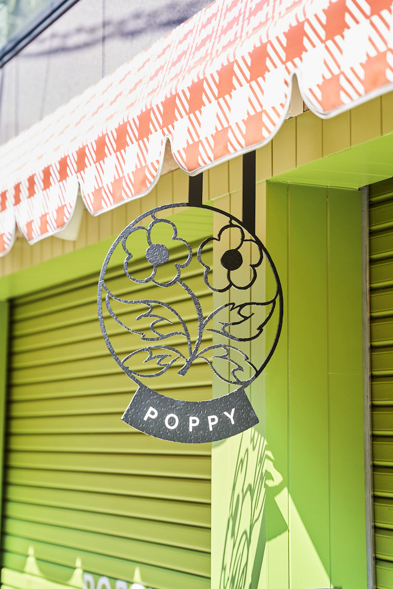 poppy tokyo【キルティングステッチサーキュラースカート(green)】