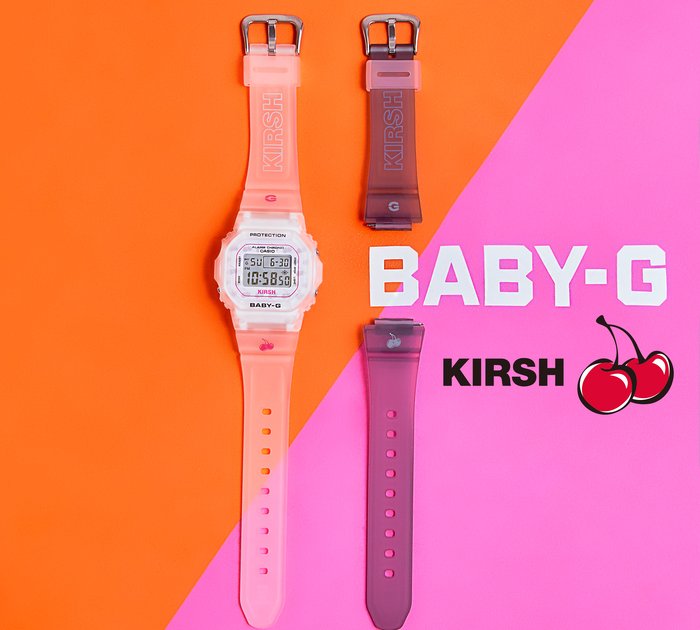 チェリーのアイコンで人気の韓国ブランド Kirsh と Baby G のコラボレーションモデルが登場 ニュース ファッション Fudge Jp