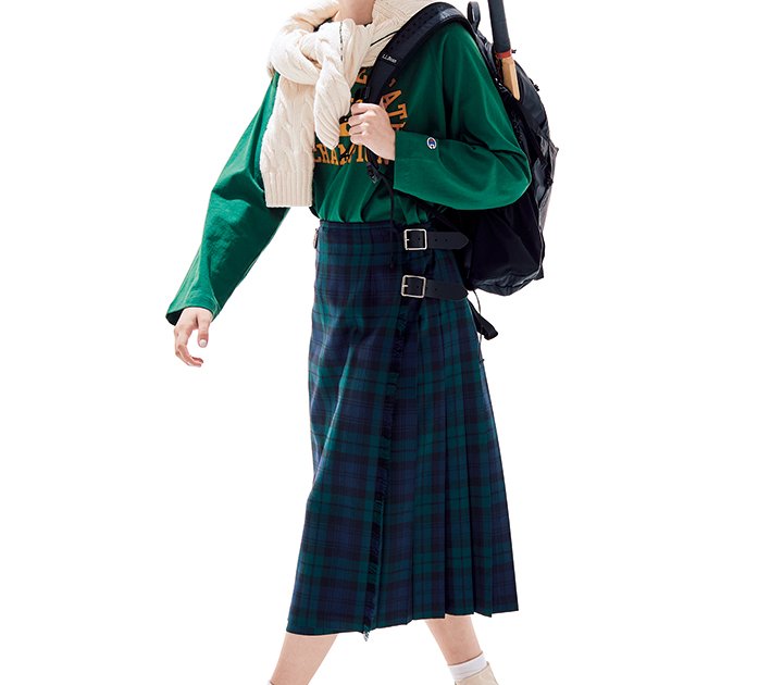 クリケットのユニフォームを真似したスタイル【本日のFUDGE GIRL9月20日】 本日のFUDGE GIRL ファッション