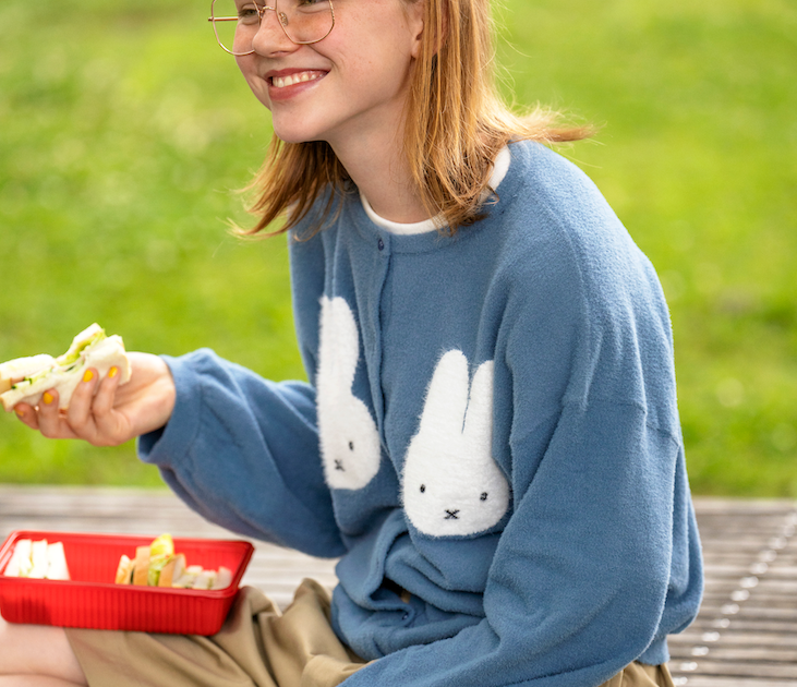 PARCOミッフィーコラボ ジャンパースカートセット miffy/ミッフィー