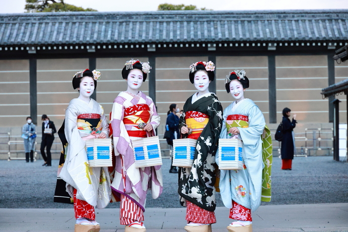 京都・二条城でのアメリカン・エキスプレスによる一夜限りの貸切イベント「知新の扉™ 世界遺産 二条城 桜のライトアップ特別鑑賞 Only for Amex」をレポート！体験型アート展「NAKED  FLOWERS」も | カルチャー | カルチャー ＆ ライフ | FUDGE.jp