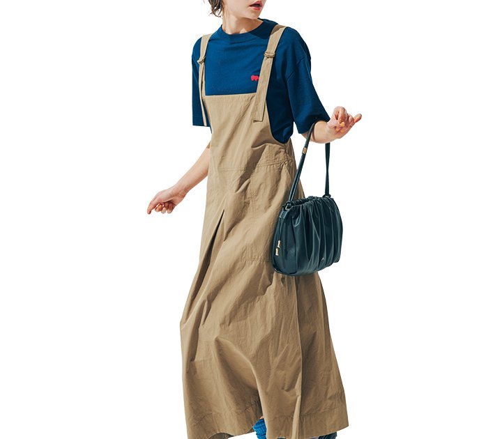 MILKFED ワークスタイルサロペットスカート ワンピース MILKFED.｜WORK