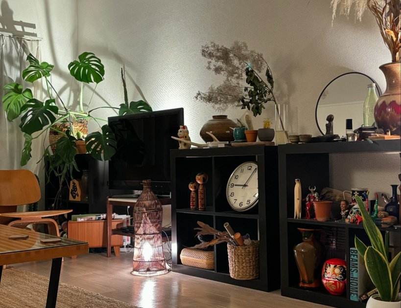 女性　花　鳥　コラージュ　インテリア　ミッドセンチュリー 女性 花 鳥 コラージュ インテリア ミッドセンチュリー 女性 花