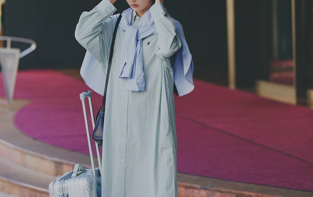 秋旅に！シャツワンピースがあれば、着こなしに困らない【FUDGE 11月号