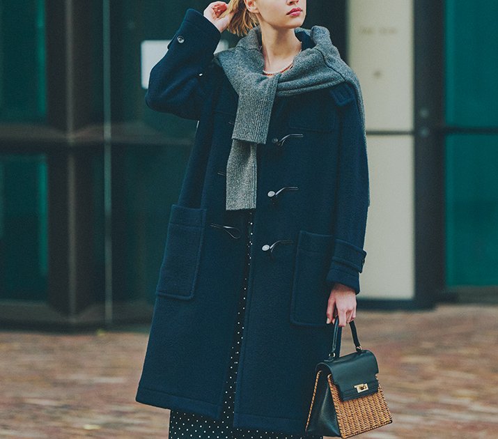 2024-2025冬】ワンピースに重ねるコートの正解は？バランス良く