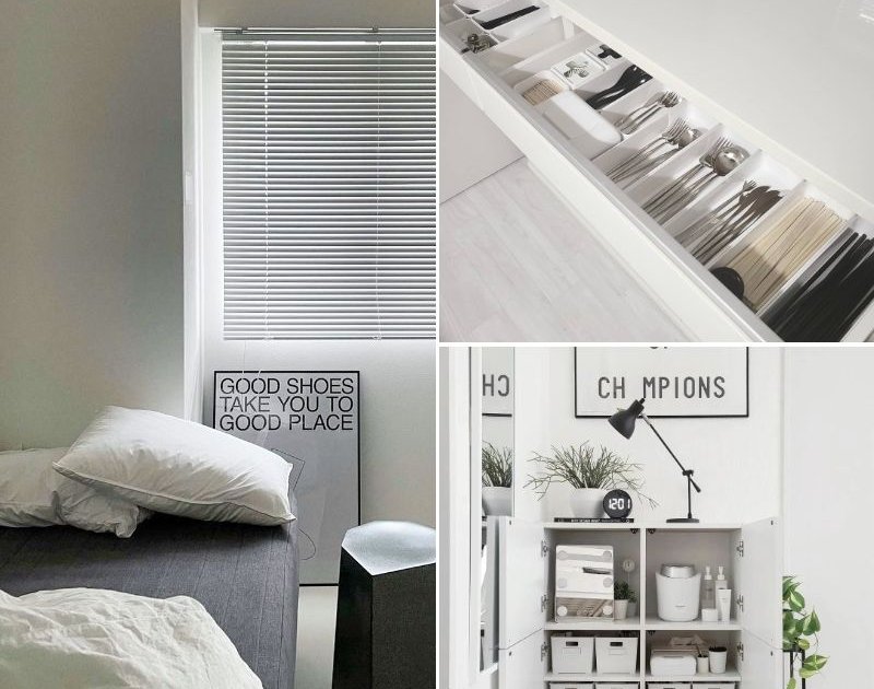 小さな部屋をモノトーンでおしゃれに。洗練されたインテリア3選