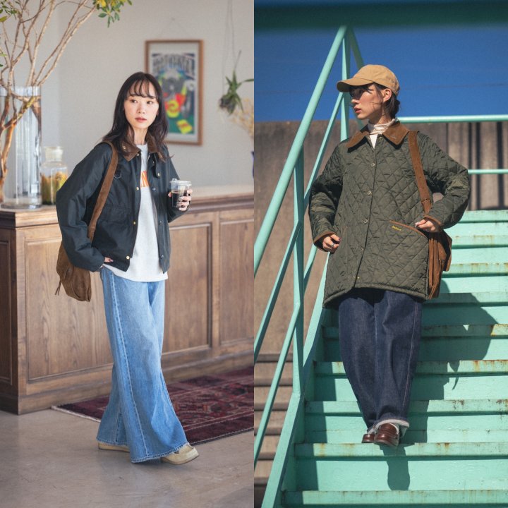 春デニムコーデ2選。春アウターとの上手な合わせ方は？【FUDGE FRIEND おしゃれさんの毎日コーディネート｜UMI】
