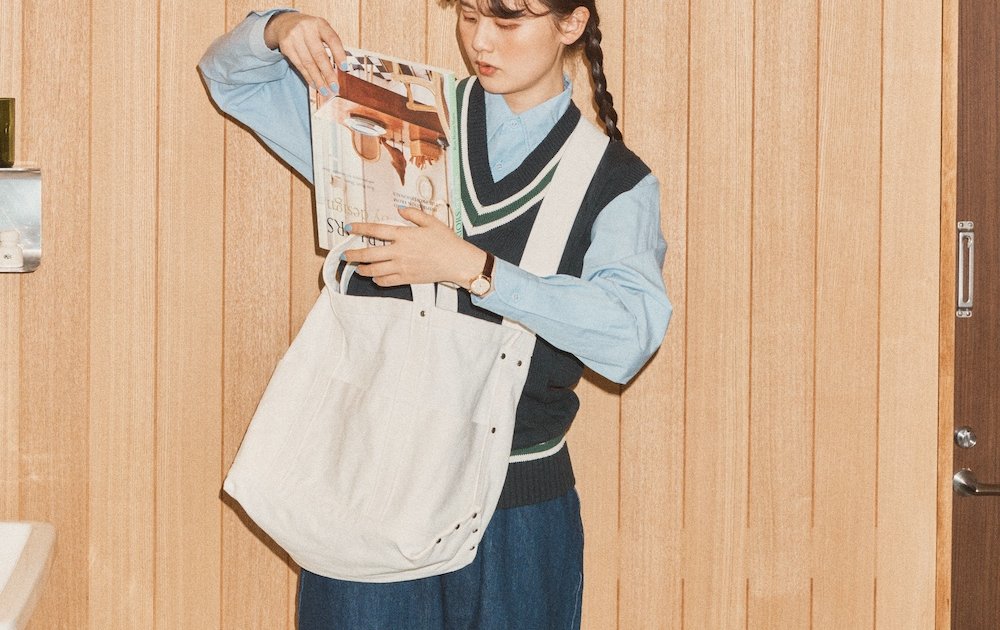 Aサイズはもちろん!お仕事バッグにしたい《YAECA CANVAS DESIGN Aサイズはもちろん!お仕事バッグにしたい《YAECA CANVAS DESIGN