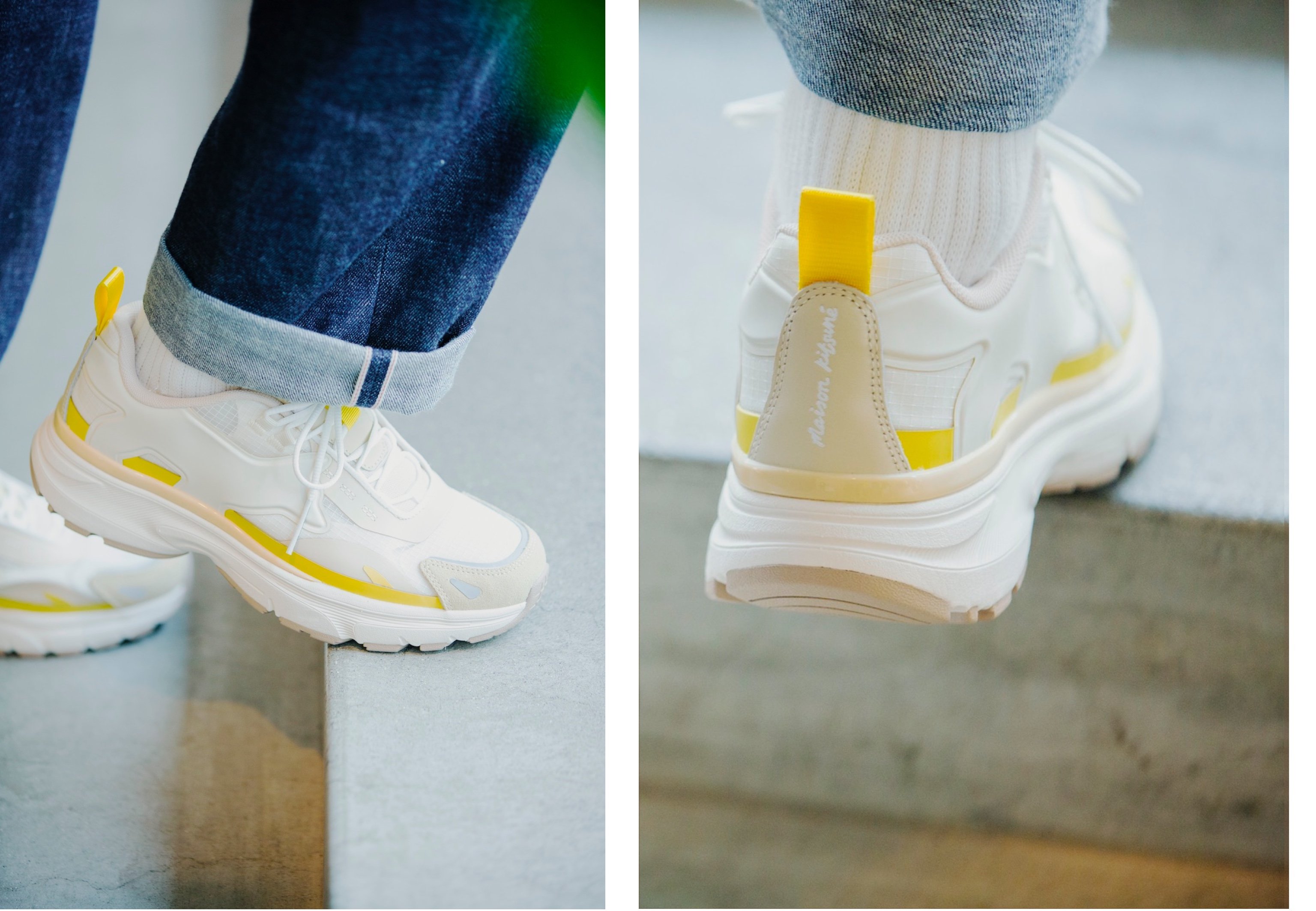 カラースニーカーなら《メゾン キツネ》。おしゃれに履くコツは カラースニーカーなら《メゾン キツネ》。おしゃれに履くコツは