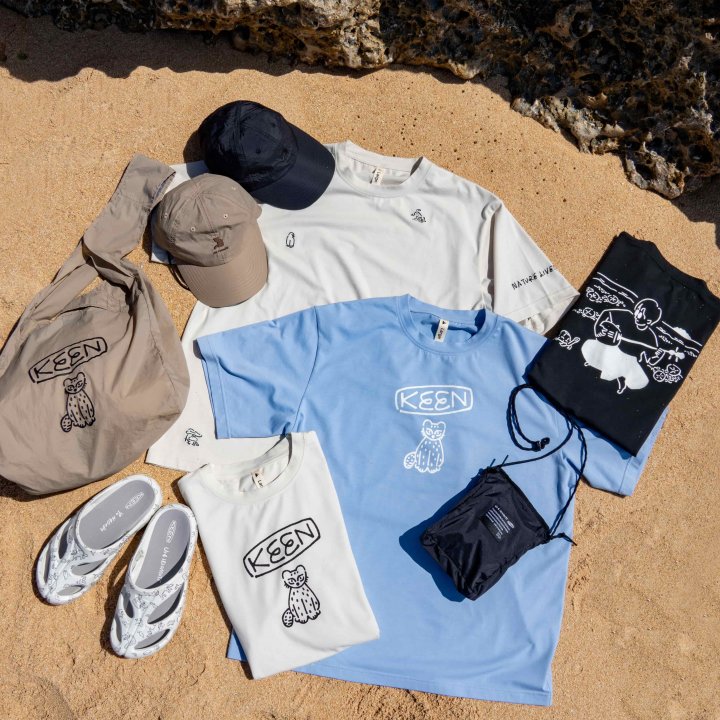 旅するサンダルとTシャツ。西表島の自然をまとう《KEEN》のチャリティコレクションをチェック