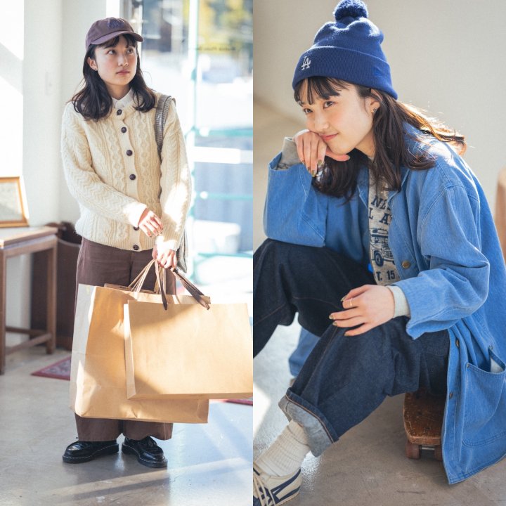デニムは色でこんなに印象が変わる！春のおしゃれな着こなし2選【FUDGE FRIEND おしゃれさんの毎日コーディネート｜大島花菜】