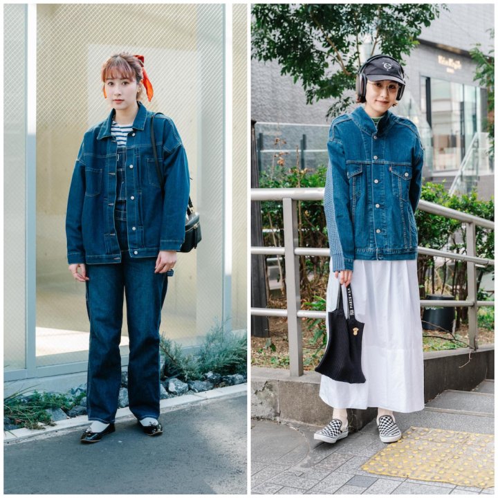 春の“デニムジャケット”スタイル5選。人気アイテムのお洒落な着こなし方は？【TOKYO SNAP】