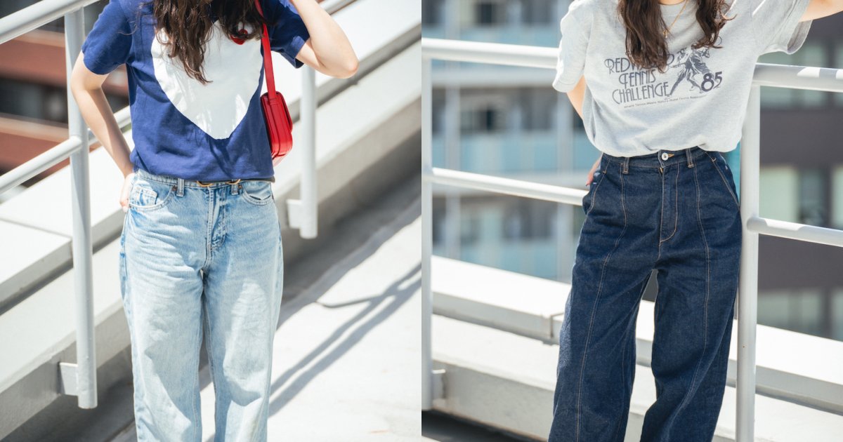 Tシャツ×デニムがこんなに垢抜ける！2つの正解コーデ【FUDGE FRIEND 