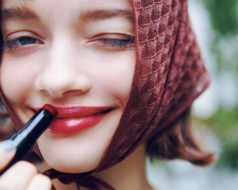 おしゃれで可愛いレッドリップ☆ボールペン ボールペン リップ型 口紅 星 スター ラメ 流れる | ペン色