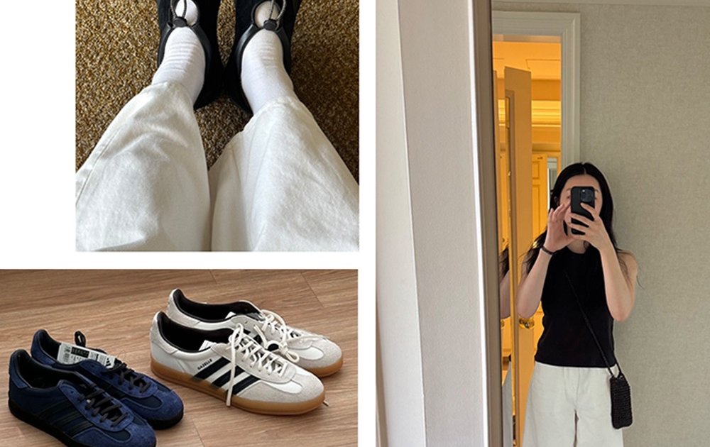 【柴田ひかり着用】New Balance×東京デザインスタジオ コラボスニーカー 物心ついた時からスニーカーが相棒！海外の街ゆく人から刺激をもらって