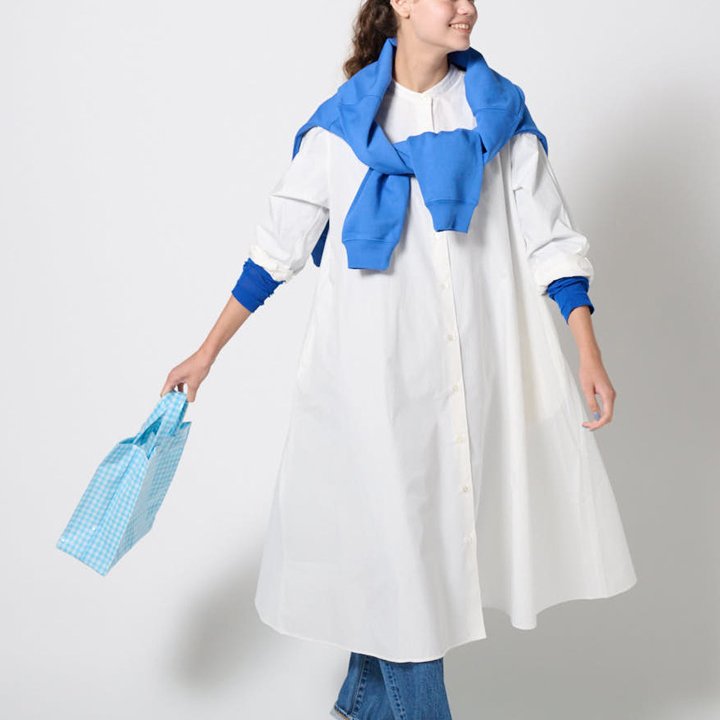 やっぱり着回し力最高！白のシャツワンピコーデ【本日のFUDGE GIRL-9月16日】