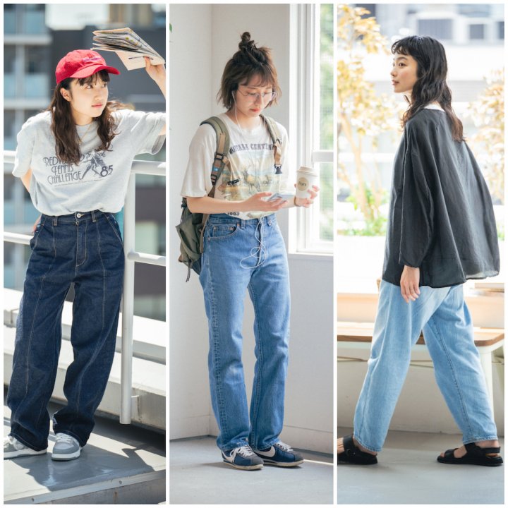 “デニムパンツ”のお手本コーデ5選。季節の変わり目も頼れる本命アイテム【FUDGE FRIEND おしゃれさんの毎日コーディネート】