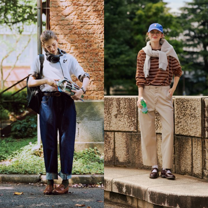 秋のはじめはデニムとチノパンツ！やっぱりちょっと太めシルエットがちょうど良い6選