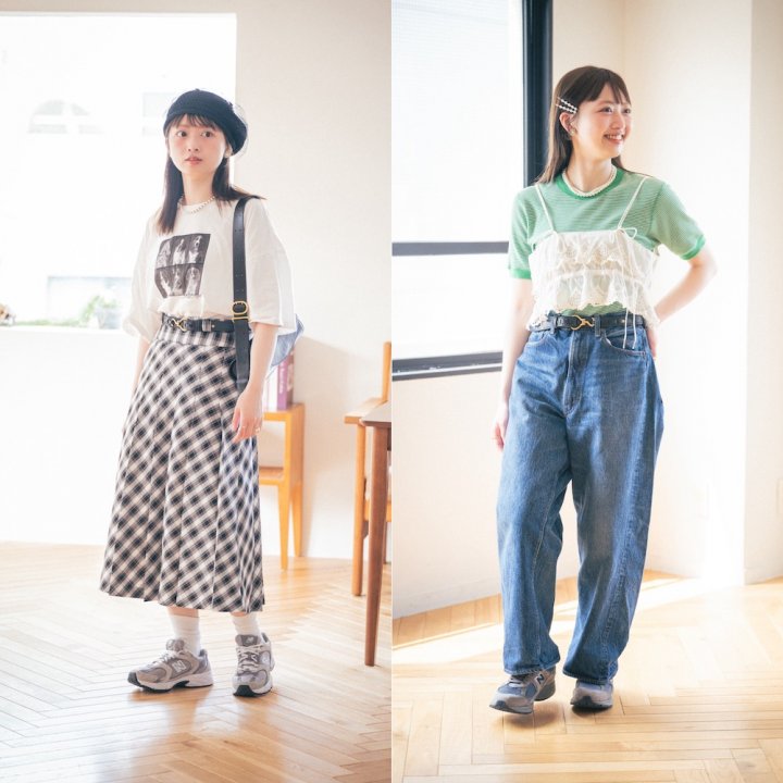 Tシャツの着こなし2選。レディに仕上げるには何を合わせたらいい?【FUDGE FRIEND おしゃれさんの毎日コーディネート|Maruru】