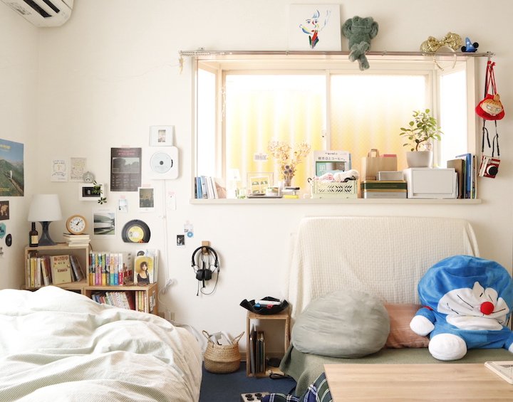 好きなものを集めてつくる6畳の秘密基地。一人暮らしの1Kインテリア 【私らしく暮らす】