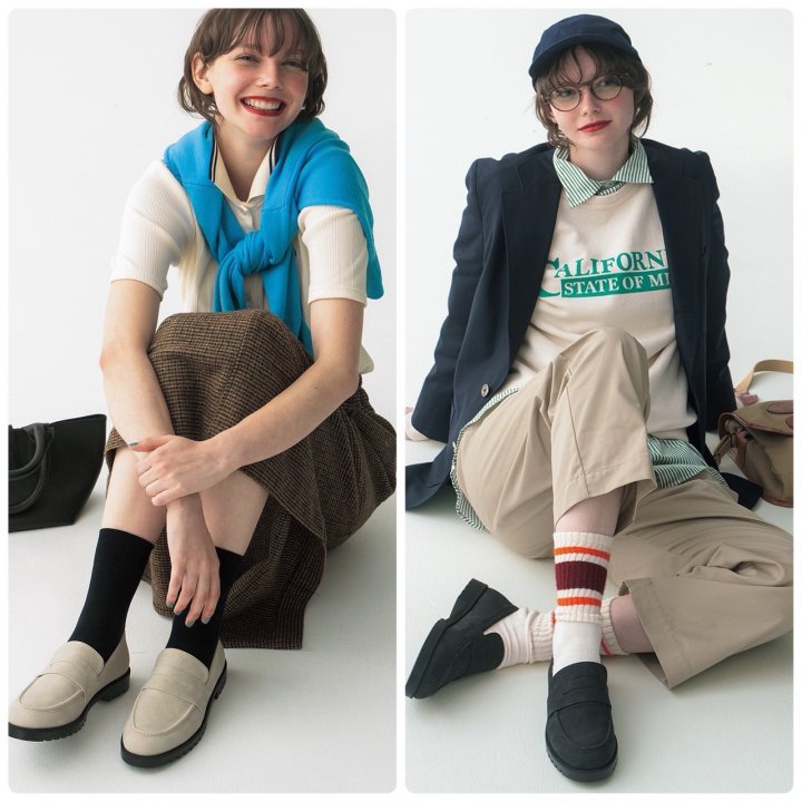 《Joli Encore（ジョリー・アンコール）》 × FUDGE  コラボレーション第２弾完成！秋の装いを盛り上げるアイビームードなローファー