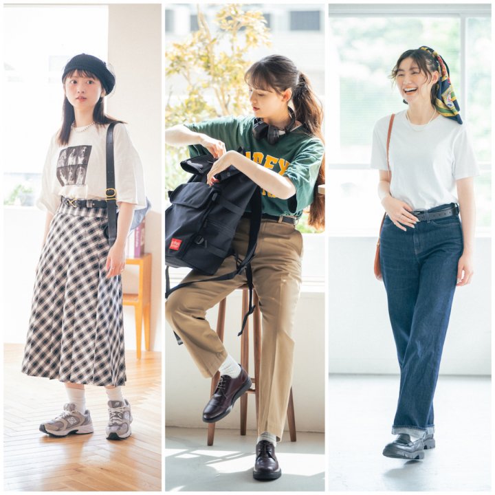 初秋も活躍する“Tシャツ”最旬ルック5選。残暑が厳しい季節の着こなしは?【FUDGE FRIEND おしゃれさんの毎日コーディネート】