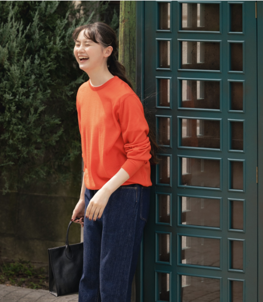 ハイゲージセーター×デニムスタイルの楽しみ方は? 色のコントラストをこだわろう【FUDGE 11月号連動企画 -デニムに恋したセーター| DAY 4】