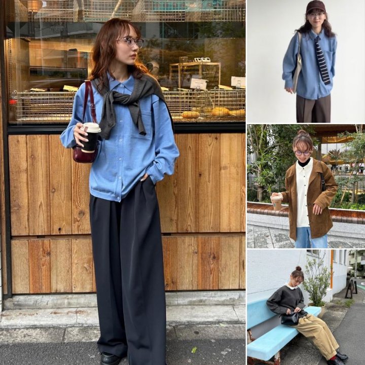 UMIプロデュース ”3WAYニットシャツ”を着回し!【FUDGE FRIEND UMIの4DAYSコーディネート】