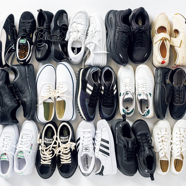 どんなコーデにも合わせやすい万能選手！モノトーンスニーカー15選