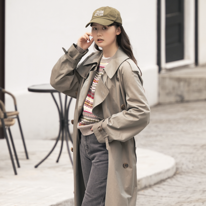 寒くなってきた今。コートから覗かせたいフェアアイルニットとデニムで冬支度。【FUDGE 11月号連動企画 -デニムに恋したセーター| DAY 11】