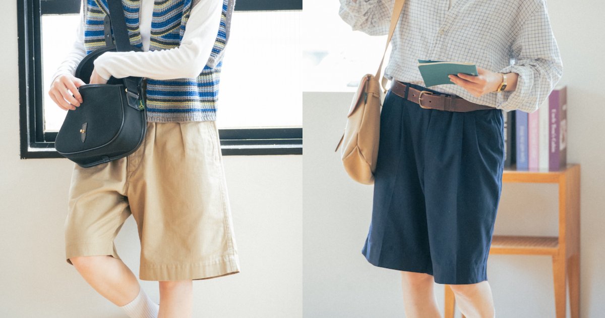 ショートパンツ×レザーシューズの着こなし2選。大人見えはこうすれば