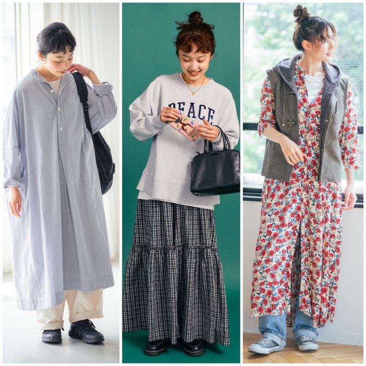 ハイセンスな“秋ワンピース”スタイル5選。さりげない重ね着が上級者の証【FUDGE FRIEND おしゃれさんの毎日コーディネート】