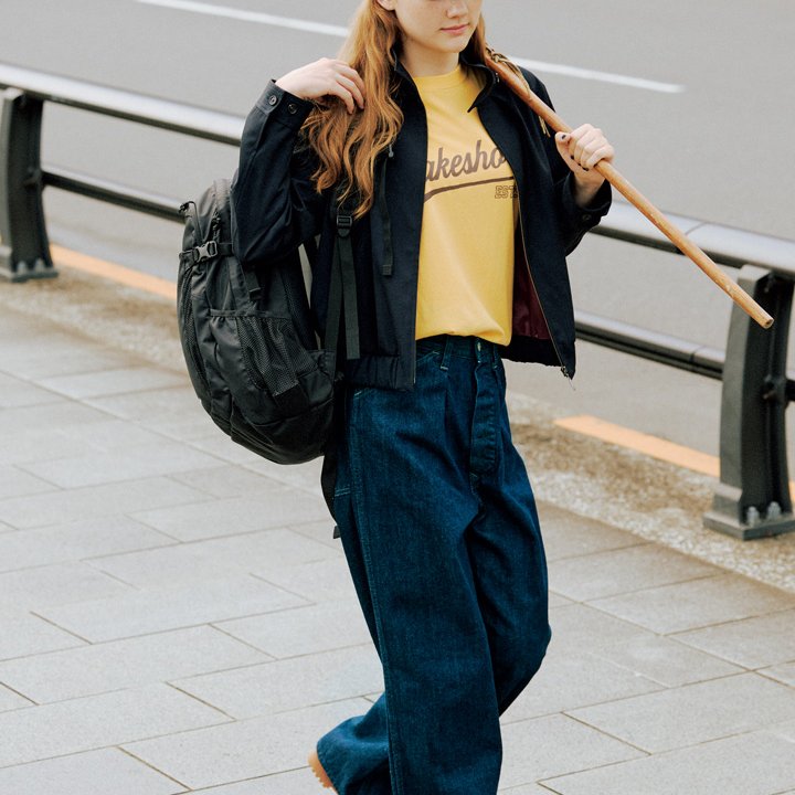 ワイドデニムはとことんカジュアルに着こなして【本日のFUDGE GIRL-10月14日】