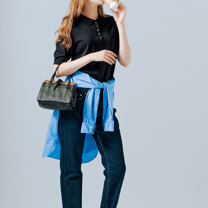 股上が浅いデニムをスタイルよく履きこなすコツ【本日のFUDGE GIRL-10月20日】