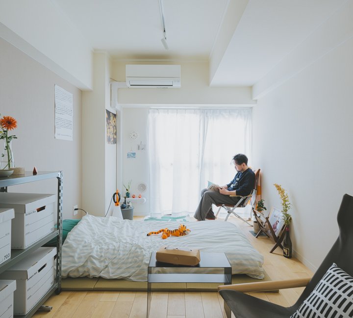 好きなものを集めてつくる、私だけのワンルーム。8.5畳、一人暮らしのインテリア 【私らしく暮らす】