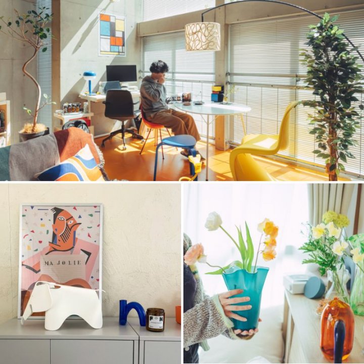 カラー選びで個性を演出。色使いにこだわったインテリア3選