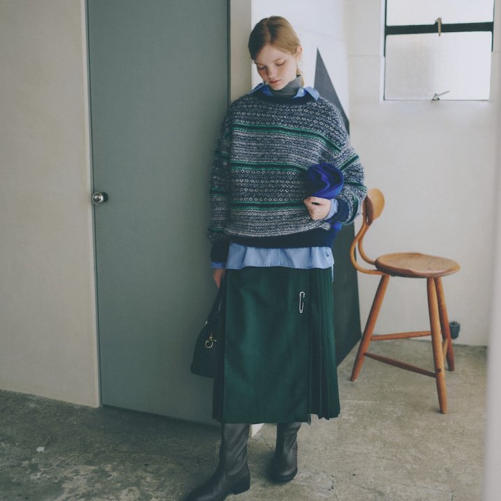 こんなニットが欲しかった！手洗いできるフェアアイルニット【FUDGE dig.｜スマートに着れる、フェアアイルニットを探して- 05】