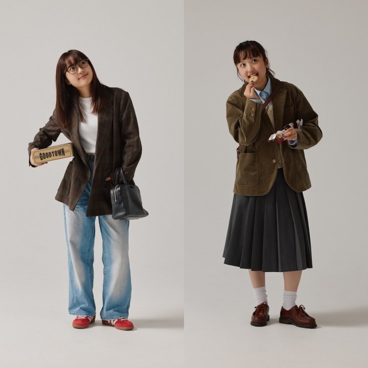 低身長さんのジャケットコーデ2選。今っぽくバランスよく着るには？【FUDGE FRIEND おしゃれさんの毎日コーディネート｜大島花菜】