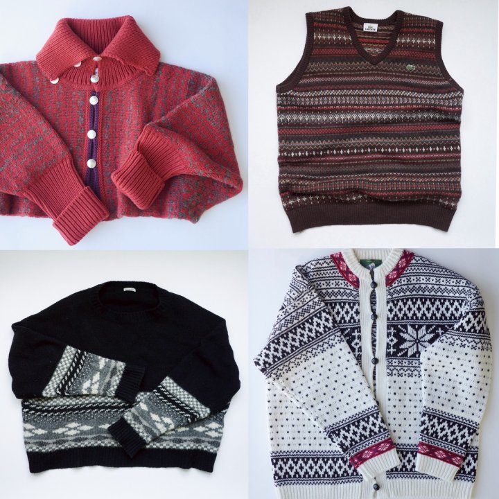 今年のニットは「フェアアイル」など、レトロな柄物が編集部の気分です【ちょっとひと息。コラムの時間ですよ！ from FUDGE.jp編集部 vol.43】