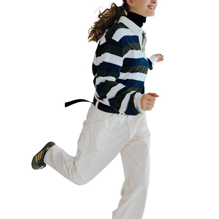 スポーティなおしゃれコーデ代表！ラガーシャツを着こなす【本日のFUDGE GIRL-12月16日】