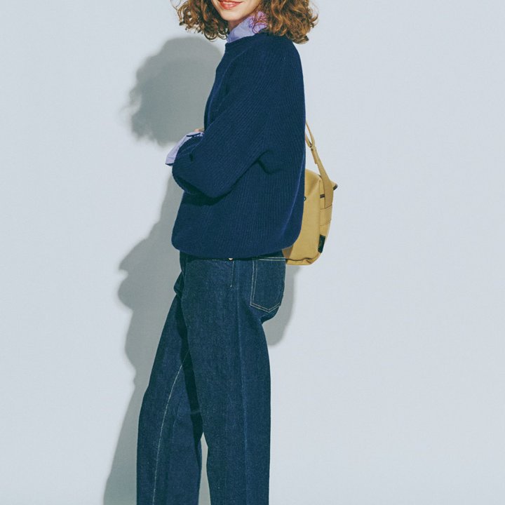 デニムコーデを上品に見せたい時はブルートーンでまとめてみて【本日のFUDGE GIRL-11月26日】