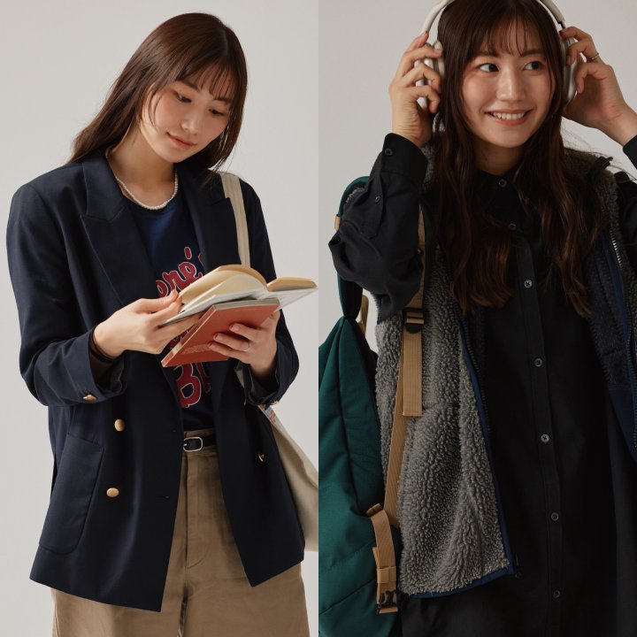 まだコートは暑い今、マネしたい!ジェケット&ボアベストの軽アウターコーデ2選【FUDGE FRIEND おしゃれさんの毎日コーディネート|RAN】