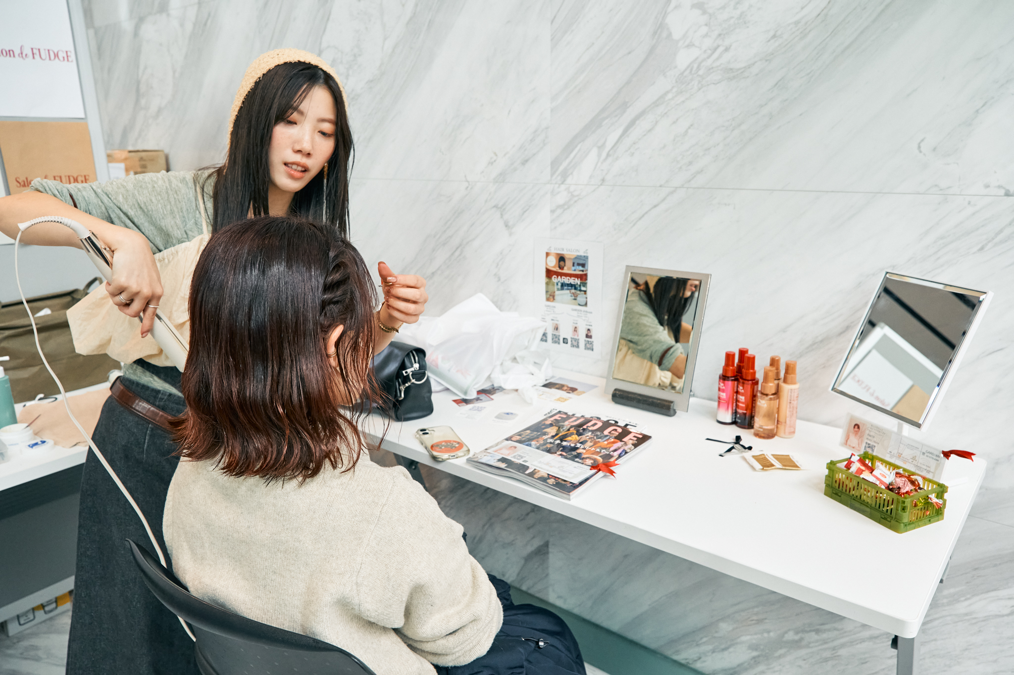 ＜salon de FUDGE＞人気ヘアサロンGARDENによる「ヘアアレンジ」を体験！