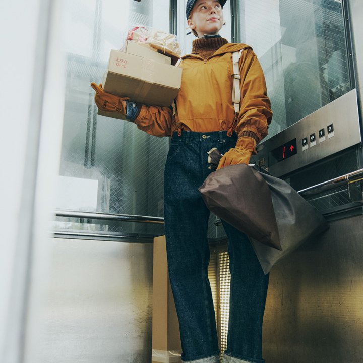 デニムに超映える！オレンジブラウンのトップス【本日のFUDGE GIRL-1月7日】