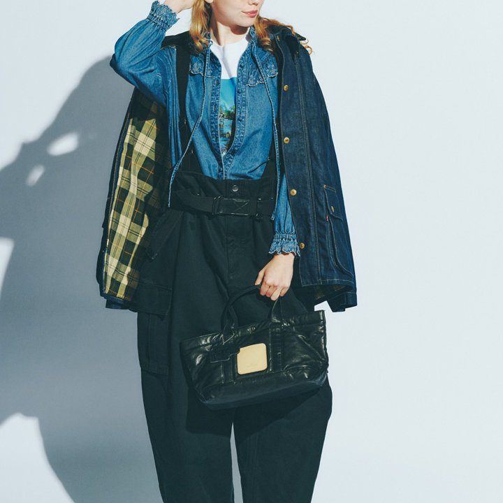 デニム愛が伝わる！デニムシャツ×デニムジャケットのコーデ【本日のFUDGE GIRL-1月14日】